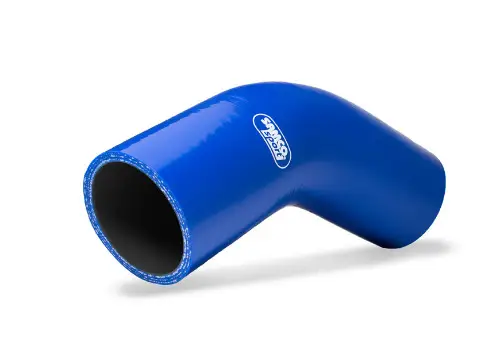 Samco Sport Fluoro silikonové redukční koleno 90° s vnitřním průměrem 89 mm > 76 mm pro vedení oleje a nafty, barva urban šedá (maskáčový vzor) Sezónní Sleva
