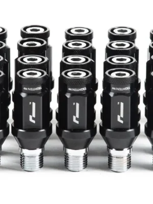 Racingline kompletní sada pro přestavbu ze šroubů na štefty a matice M14x1,5, tvar dosedací plochy Kuželová (Aftermarket kola), délka šteftů 70 mm Cenově Výhodný