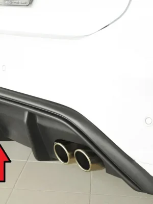 Bezpečná Platba Rieger vložka zadního nárazníku pro Ford Focus 4 DEH 5-dvéř. (hatchback), plast ABS bez povrchové úpravy