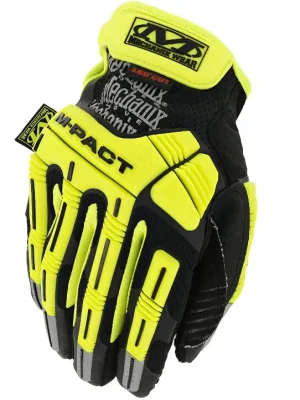 Rukavice Mechanix Hi-Viz M-Pact E5 žluto-černé, velikost L Vrácení Zdarma