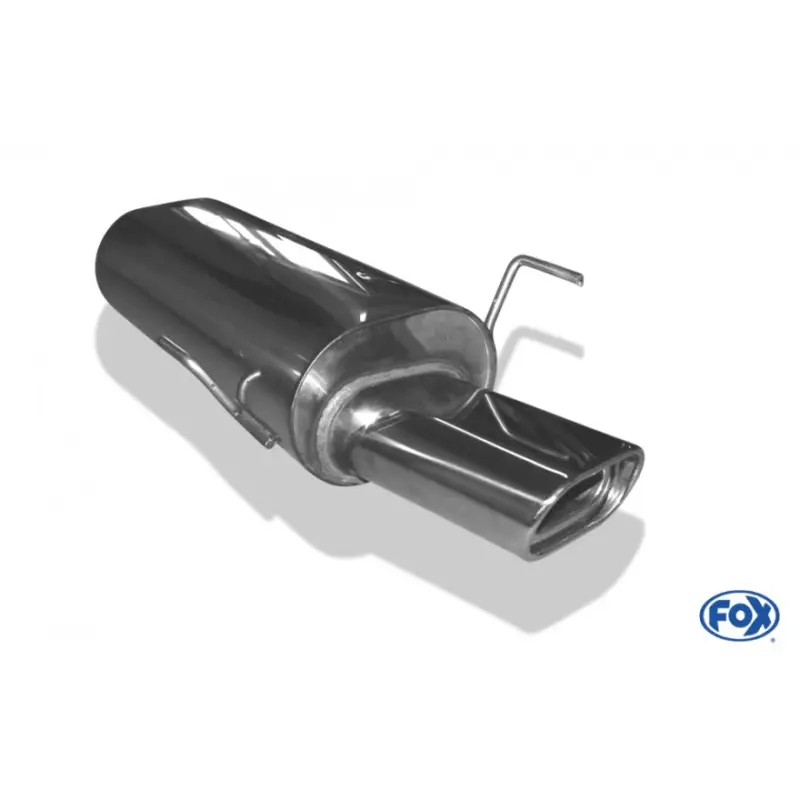 Cenově Výhodný Fox Sportauspuff koncový tlumič výfuku s koncovkou 135x80 Typ 53 pro Peugeot 306 1993- s motorem 1.1, 1.4, 1.6
