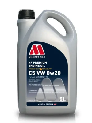 Objednat Nyní Plně syntetický motorový olej Millers Oils XF Premium C5 VW 0w20 5l