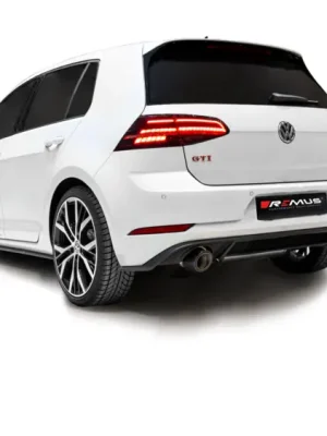 Oblíbený Remus zadní sportovní tlumič - s výstupy 2+2 pro Volkswagen Golf VII GTI Performance Facelift typ AU r.v. 2017-10/2018 (bez GPF)