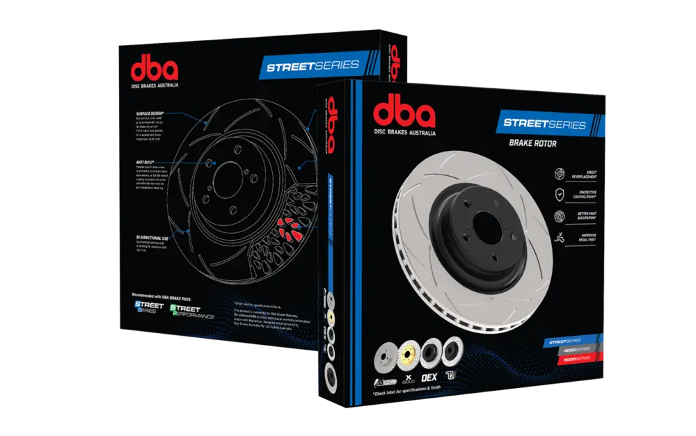 DBA Street Series T2 zadní brzdový kotouč 272x9,7 mm pro Volkswagen Golf Alltrack 2015-2019 1.8 Turbo 180BHP Výhodná Nabídka