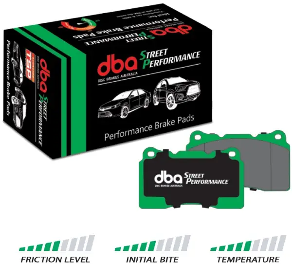 DBA Street Performance zadní sada brzdových destiček pro Jeep Wrangler (JK) 2011-2018 3.6 Jen Po Omezenou Doba