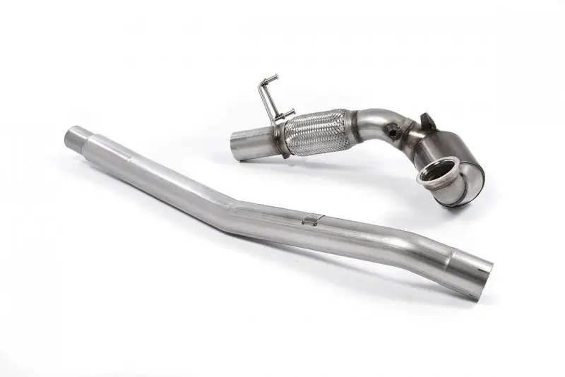 Poslední Šance Milltek Sport downpipe a Hi-Flow sportovní katalyzátor pro Volkswagen Golf MK7 GTi (vč. GTi Performance Pack, Clubsport/Clubsport S) 2013-2016, pouze pro OE Cat Back systém