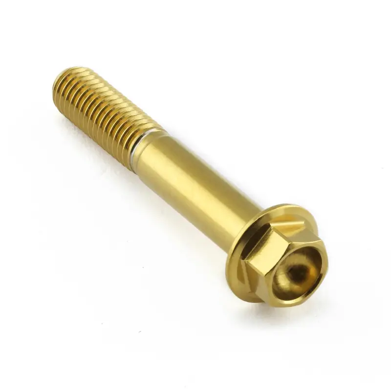 Pro-Bolt nerezový šroub s šestihrannou hlavou se závitem M8 x 1,25 mm a délkou 50 mm, barva zlatá Super Cena