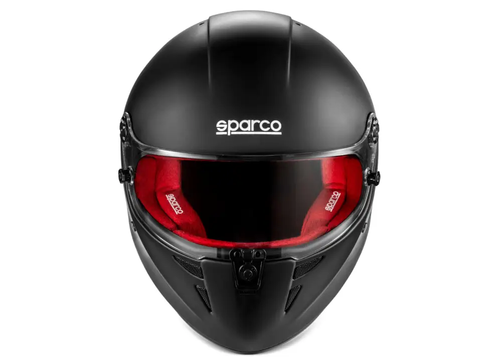 Sparco helma STEALTH RF, s homologací FIA, barva černo-červená, velikost XXL Akce