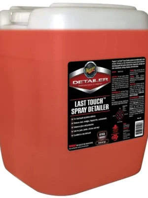 Meguiar's Last Touch Spray Detailer - detailer pro odstranění lehkých nečistot, lubrikaci laku a posílení lesku, objem 18,92 l Jen Po Omezenou Doba
