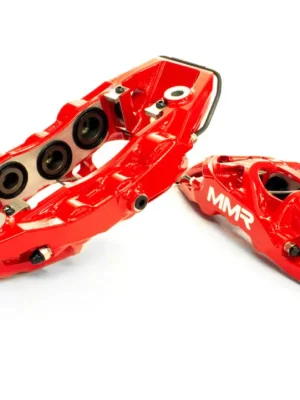 MMX přední brzdový kit se 6-pístovými třmeny a 355 mm kotouči pro BMW řada 2 M235i F22/F23 a M240i F22/F23, barva červená Vysoce Kvalitní
