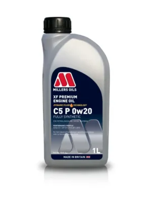 Plně syntetický motorový olej Millers Oils XF PREMIUM C5 P 0w20, objem 1l Kup Teď