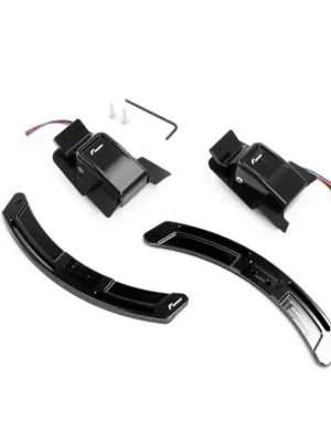 Vrácení Zdarma Racingline magnetická pádla pod volant pro Volkswagen Golf R Mk7 / Mk 7.5 2013-2020, barva černá