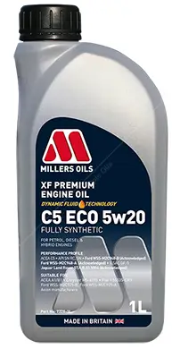 Akční Nabídka Motorový olej Millers Oils XF Premium C5 ECO 5W-20, 1L