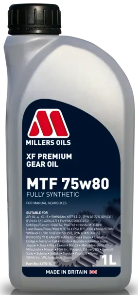 Cenově Výhodný Převodový olej Millers Oils Premium MTF 75W-80, 1L