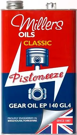 Nová Kolekce Převodový olej Millers Oils Classic Gear Oil EP 140 GL4, 5L