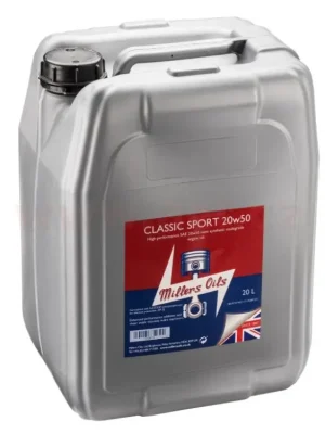 Ihned K Objednání MILLERS OILS Classic Sport 20W50, polosyntetický, olej 20 l