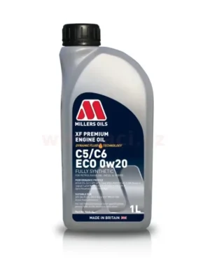 MILLERS OILS plně syntetický olej XF PREMIUM C6/C5 ECO 0w20 1 l Akční Cena