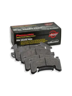 Nejlepší Volba Brzdové desky Wilwood 150-D1631K PM ProMatrix D1631 Street Performance Racing Pads .81