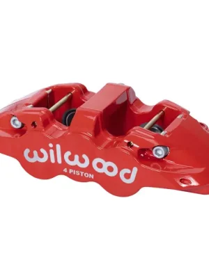Brzdový třmen Wilwood 120-14441 Aero4-DS universal červený 4 písty Nejlepší Volba