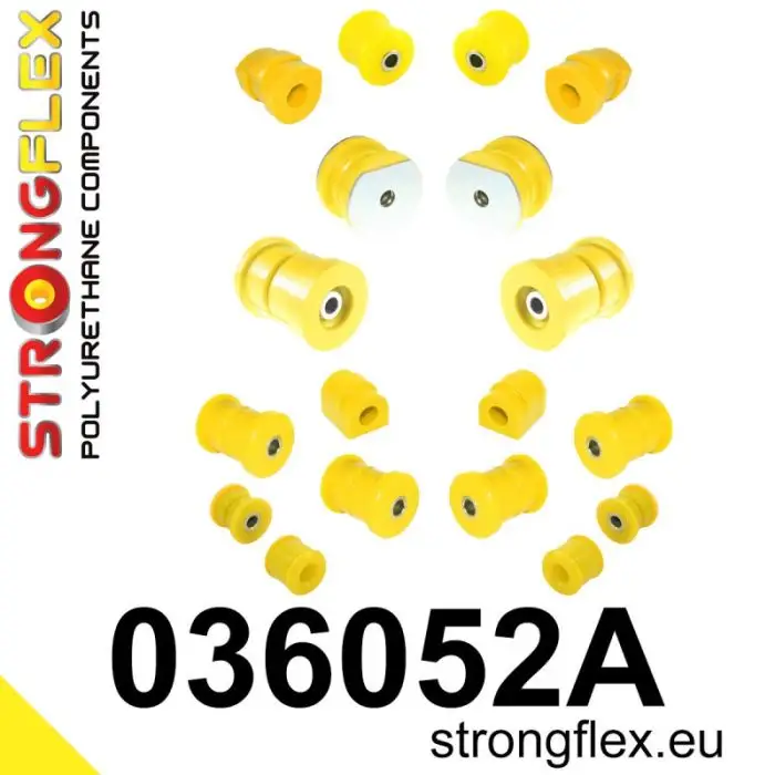 036052A: Full suspension bush kit SPORT for BMW 5 E28 / 6 E24 Cenová Bomba