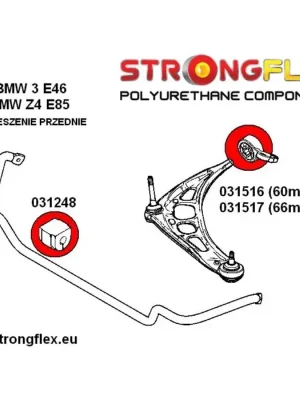 036206B: Sada silentbloků zavěšení BMW E46 BMW e46 Akční Nabídka