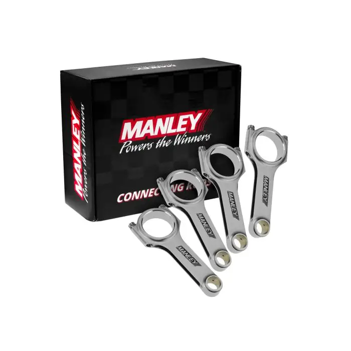 Ojnice Manley 14021-4 H-beam Mitsubishi Eclipse GS GST GSX 2.0 6 Bolt 4G63 4G63T 1990-1992 Pin 21mm Nízká Cena